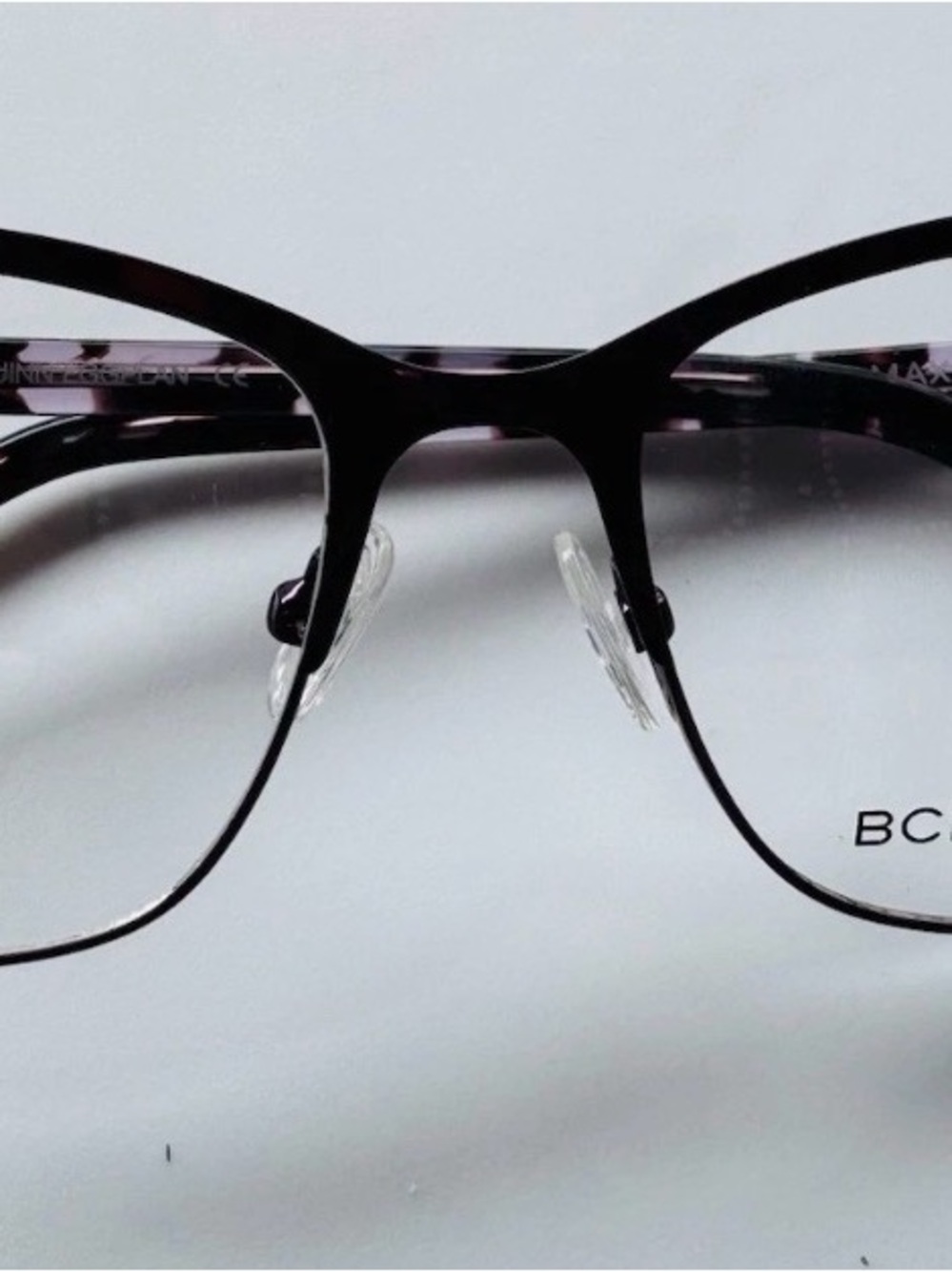 Bcbg Quinn Eggplant 53/16/135 Eyeglass Frame & Eyeglass Pouch